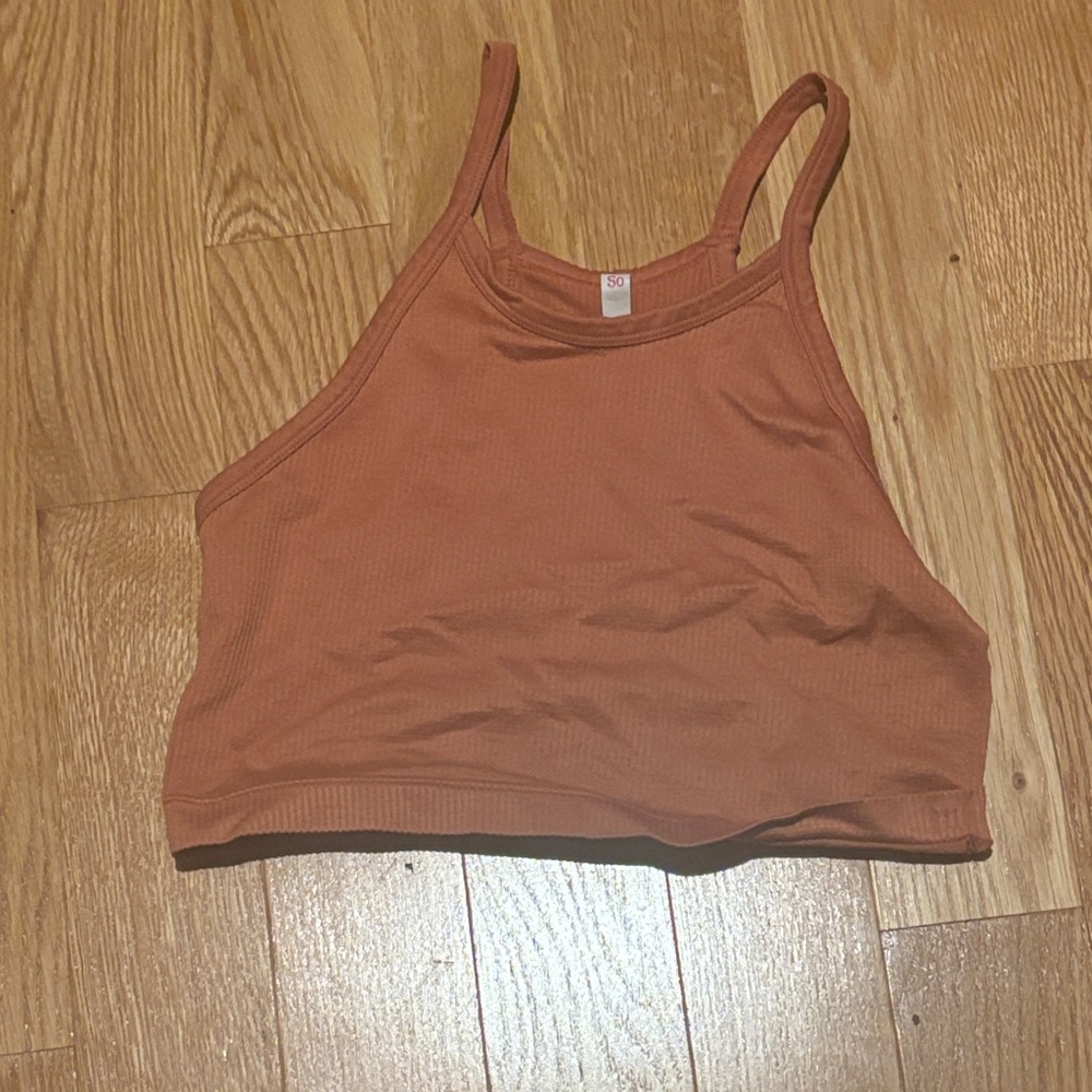 SO Terracotta Sleeveless Top